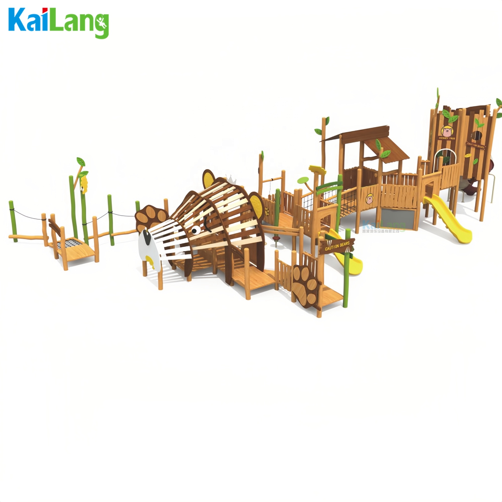 Sports Equipment Factory - Yüksek Kaliteli Ahşap Eğlence Parkı Açık